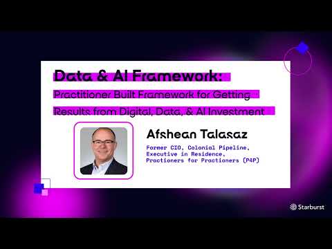 Thumbnail for Practitioner Built Framework for Getting Results from Digital, Data, & AI Investment - Afshean Talasaz