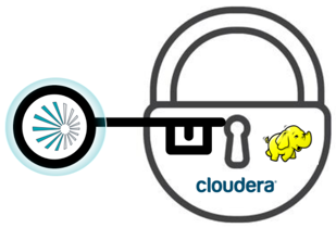 Starburst & Cloudera Logo - Lock & Key