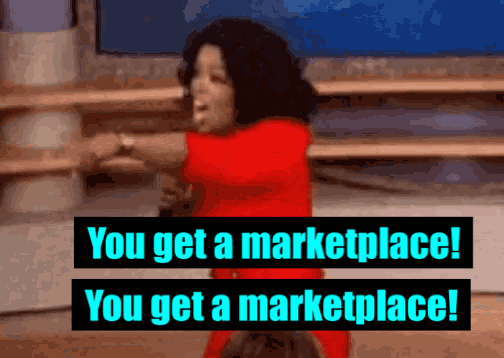 Oprah GIF - You get a marketplace