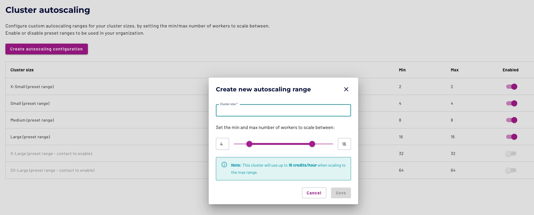 Cluster Autoscaling