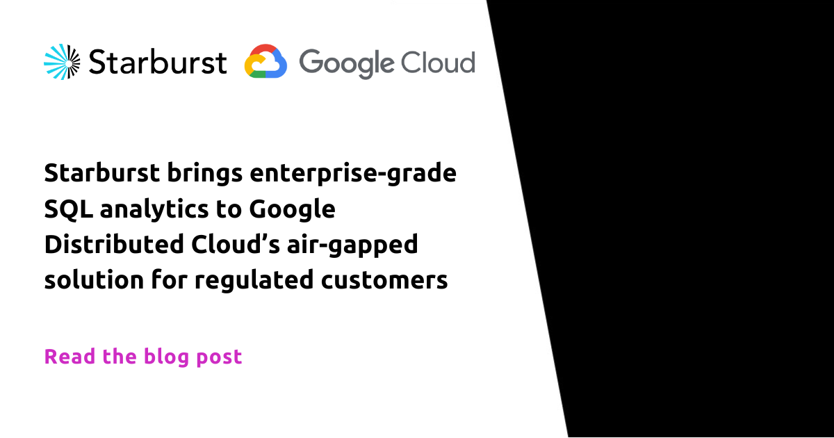 Google Distributed Cloud (GDC): Enterprise-grade SQL analytics