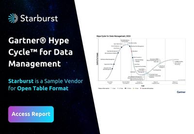 Gartner Hype Cycle for Data Management 2024 | Starburst