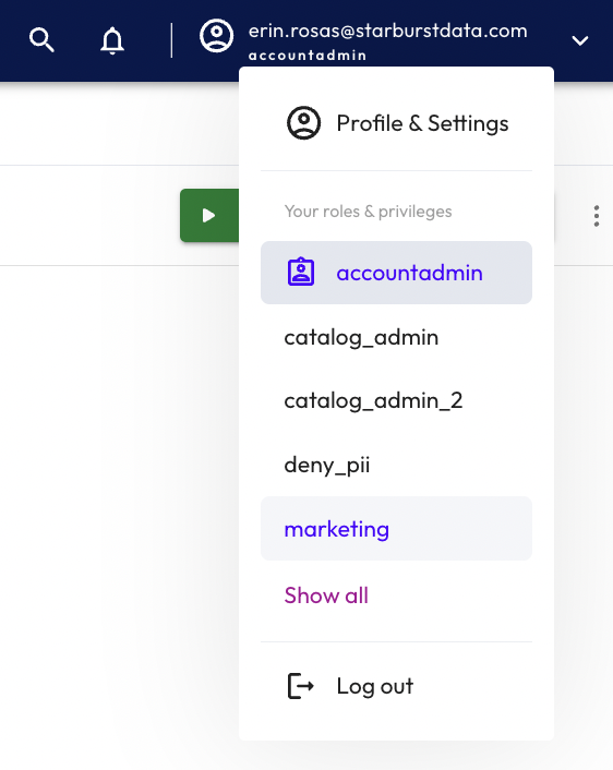 Use attributebased access control in Starburst Galaxy Starburst