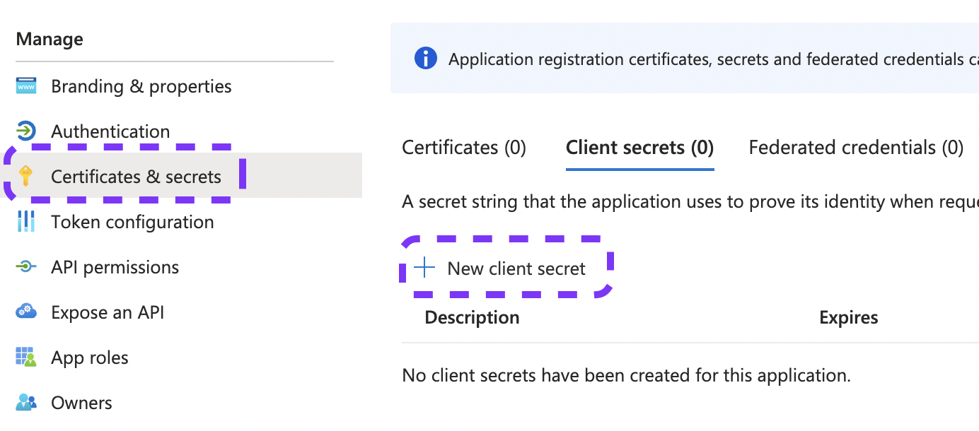 Configure Azure Service Principal authentication Starburst