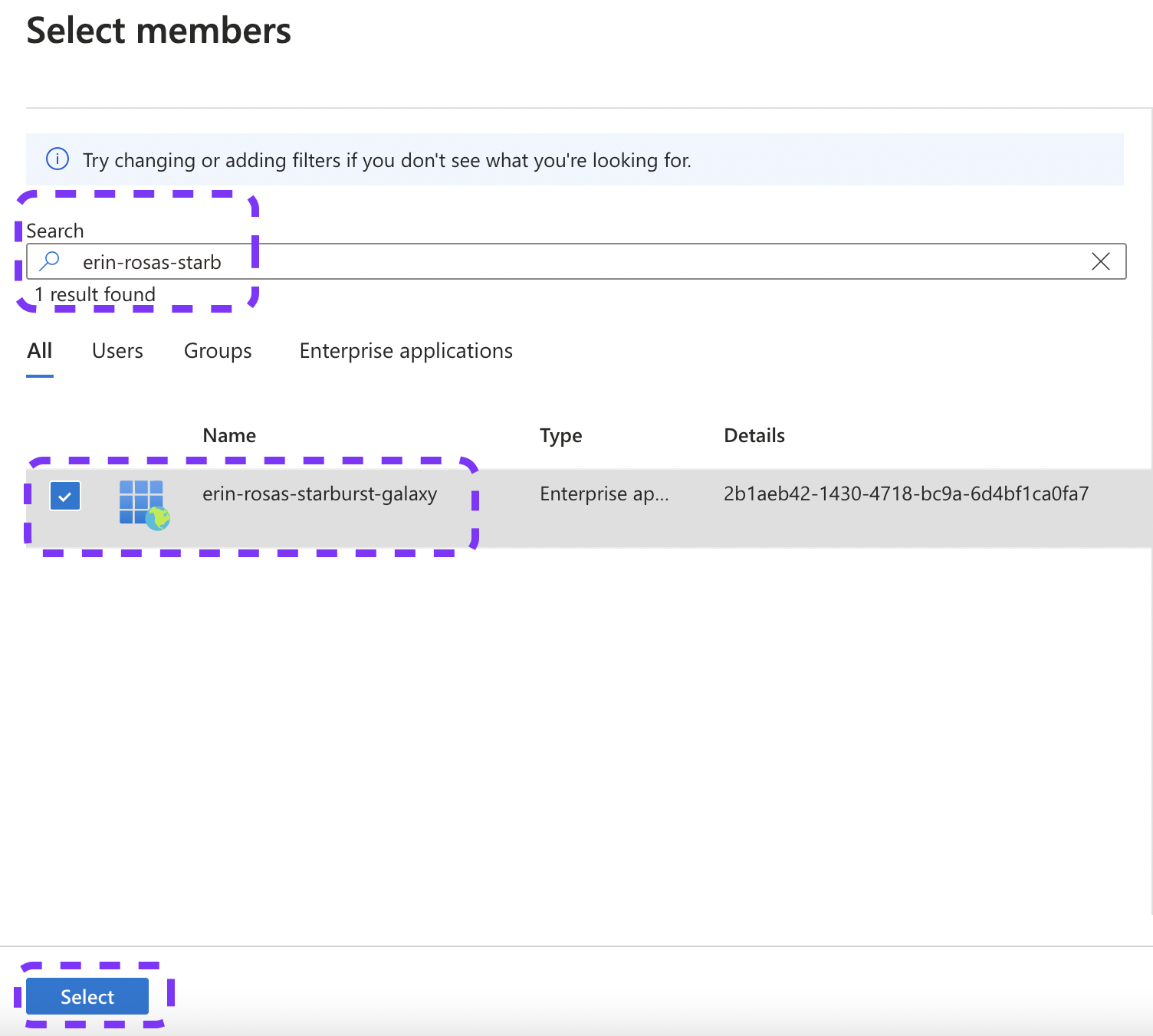 Configure Azure Service Principal authentication Starburst